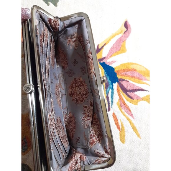 Dark Green Leather HOBO International Bifold Wallet - Picture 5 of 9